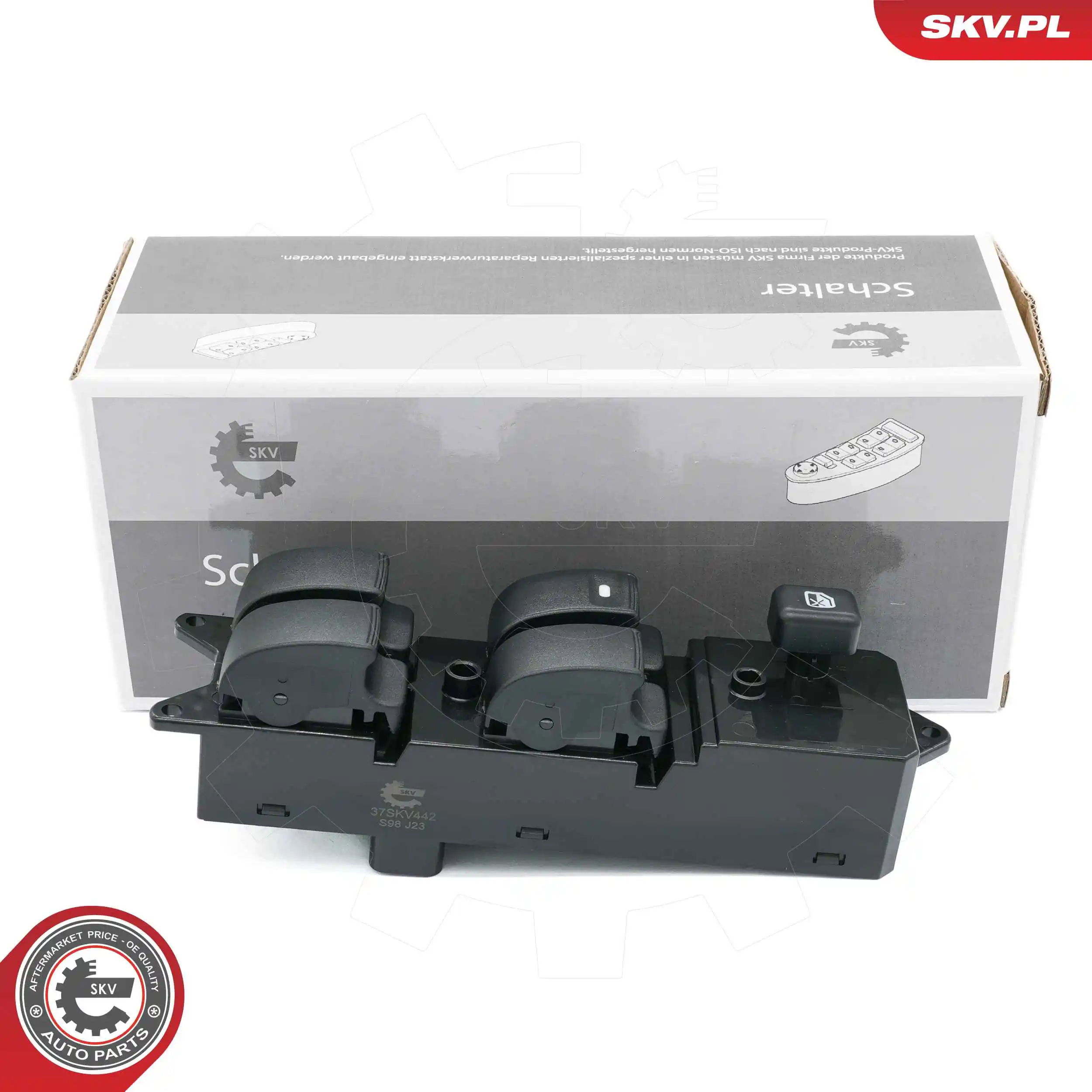 Switch, window regulator